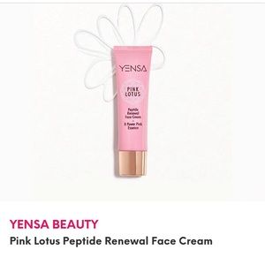 YENSA BEAUTY Pink Lotus Peptide Renewal Face Cream